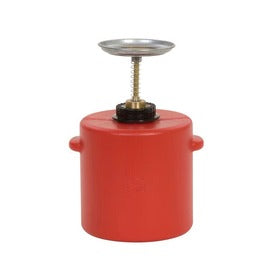 Eagle 4 Quart Red HDPE Safety Plunger Can