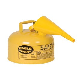 Eagle 2 Gallon Yellow Galvanized Steel Safety Can