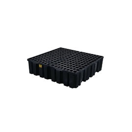 Eagle 4 Drums Black HDPE Spill Pallet