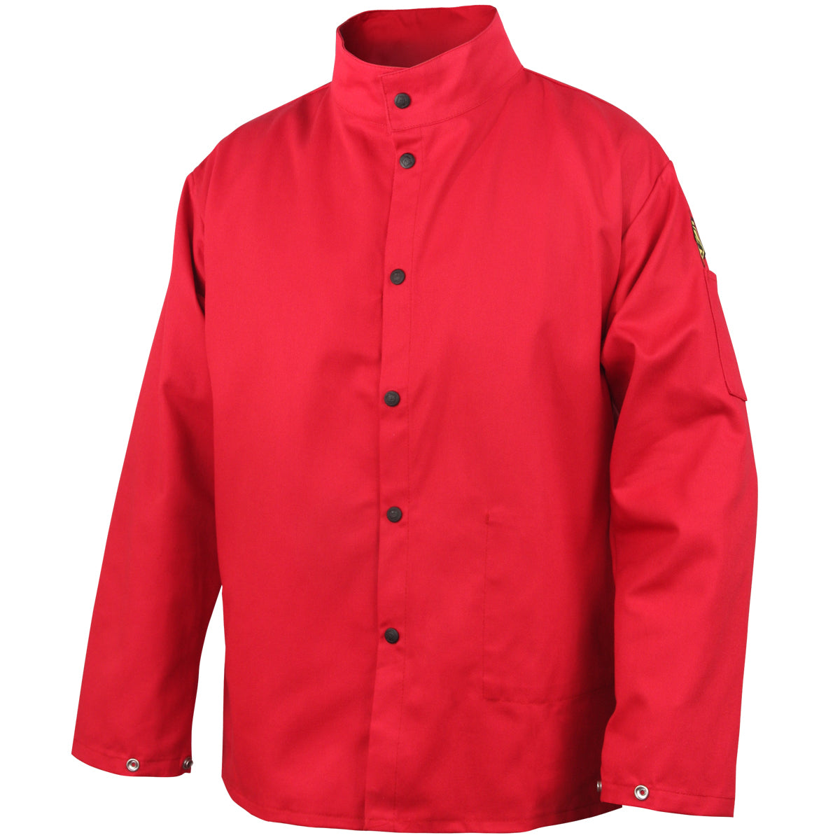 Black Stallion 9oz. FR Cotton Welding Jacket, Red - FR9-30C