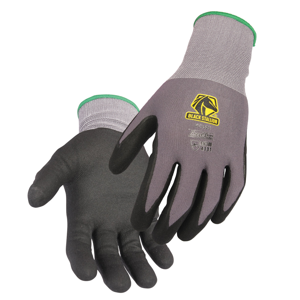 15G Nylon/Spandex Nitrle Micro Foam Coated Glove - GC1525-GB
