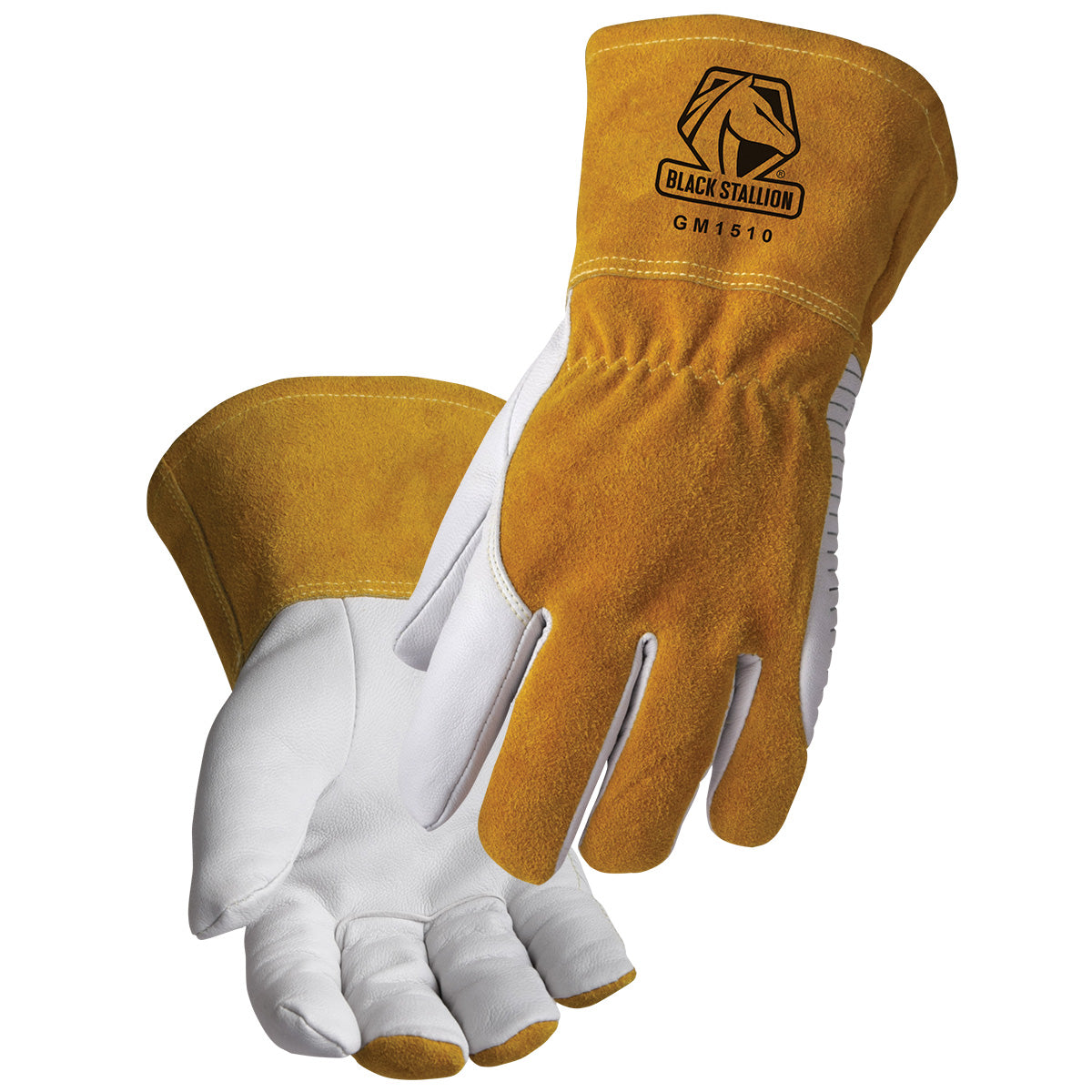 Black Stallion Premium Goatskin MIG Glove with DragPatch® - GM1510-WT