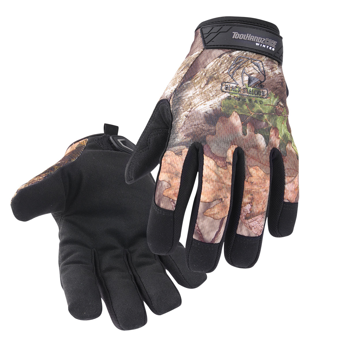 Black Stallion Toolhandz® Core Mossy Oak Synthetic Leather Palm Winter Mechanics Gloves - GW4640-MB