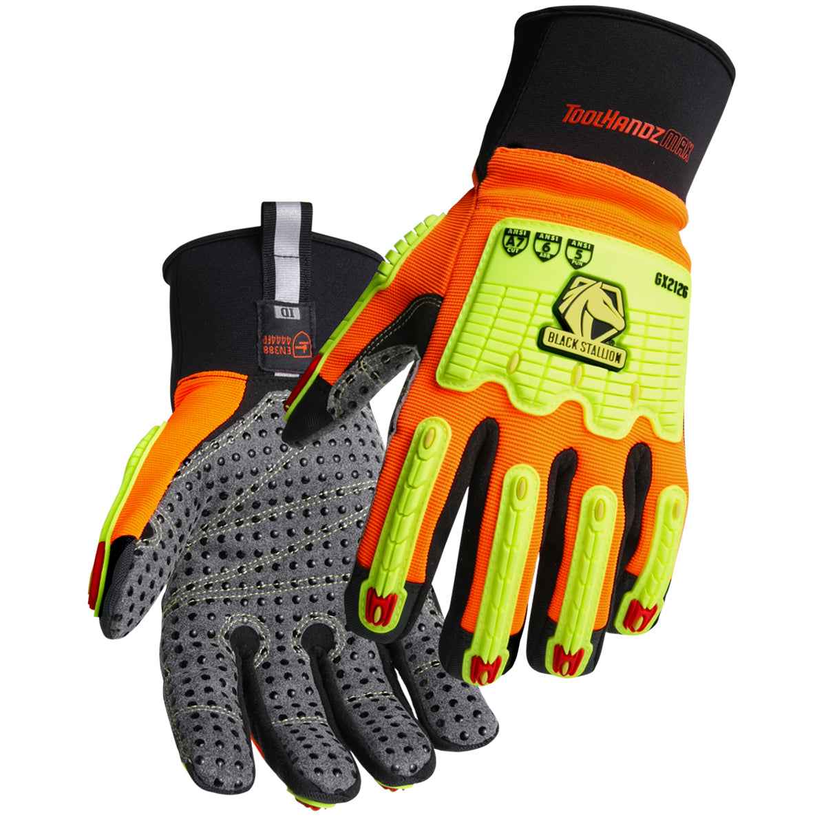 Black Stallion ToolHandz® MAX High Cut-Resistant Mechanics Glove with Dot Grip System - GX2126-OB