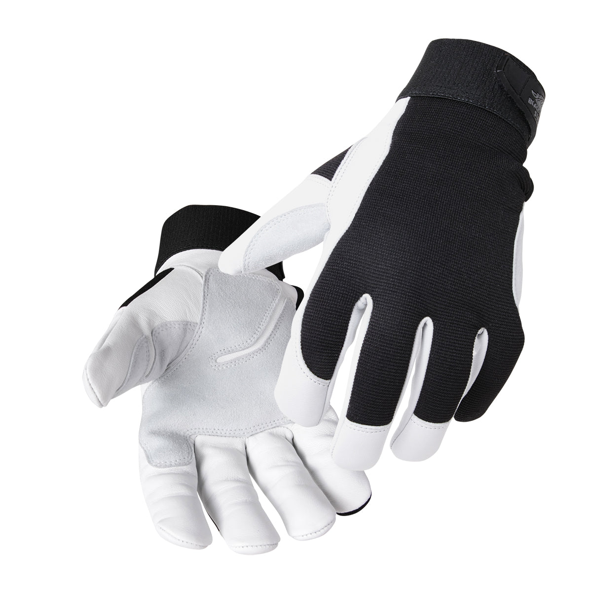 Black Stallion Grain Goatskin Mechanics Glove - GX3020-BW