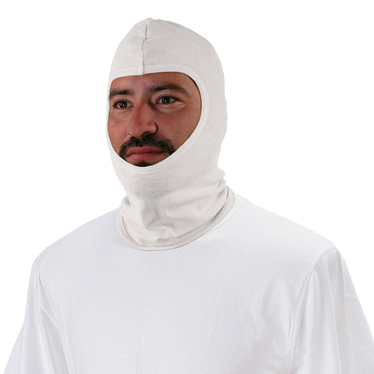 Black Stallion Nomex® Knit Balaclava, White - NH100