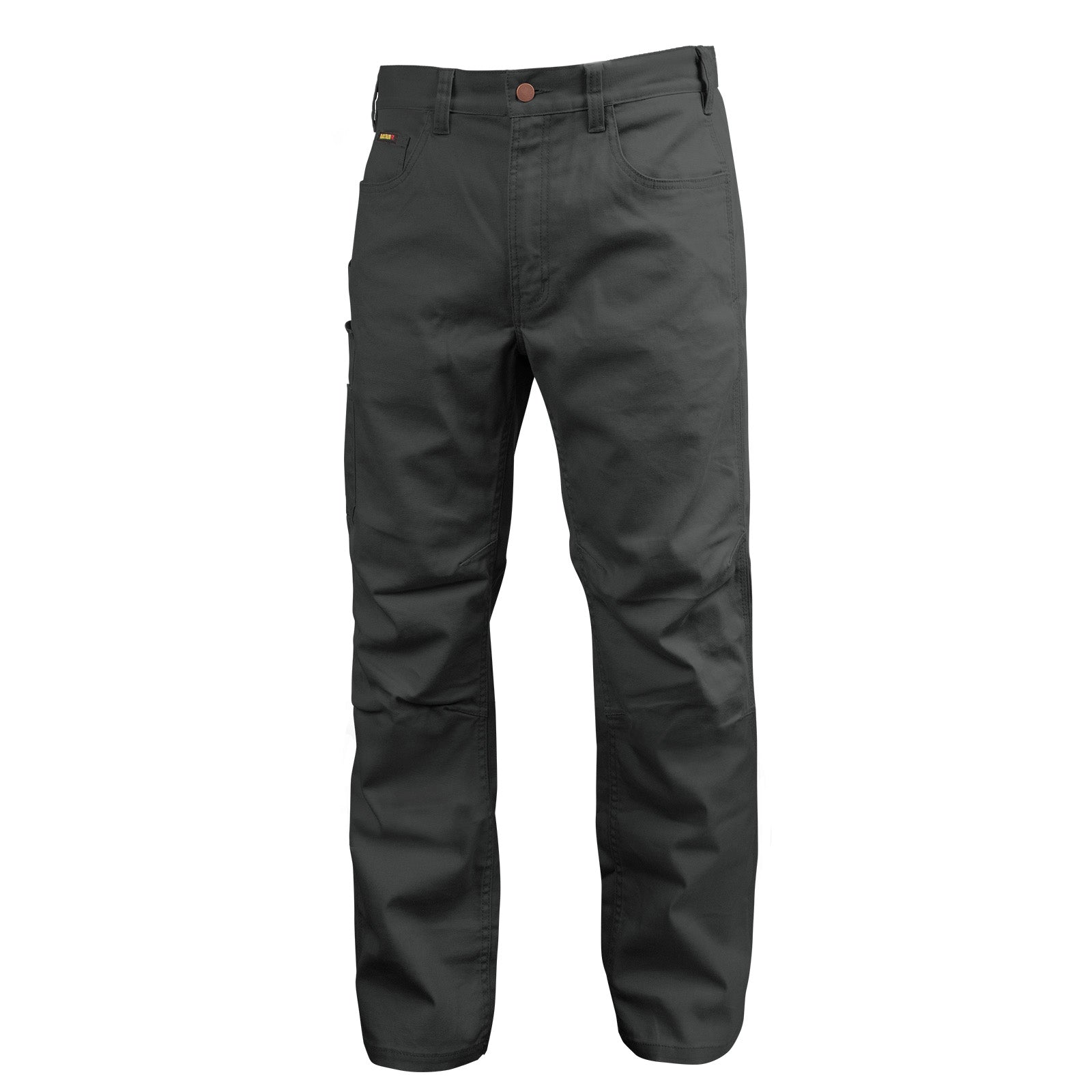 Black Stallion 10 oz. AR/FR Stretch Canvas Utility Pant, Charcoal Gray with 30" inseam - PF5530-CG