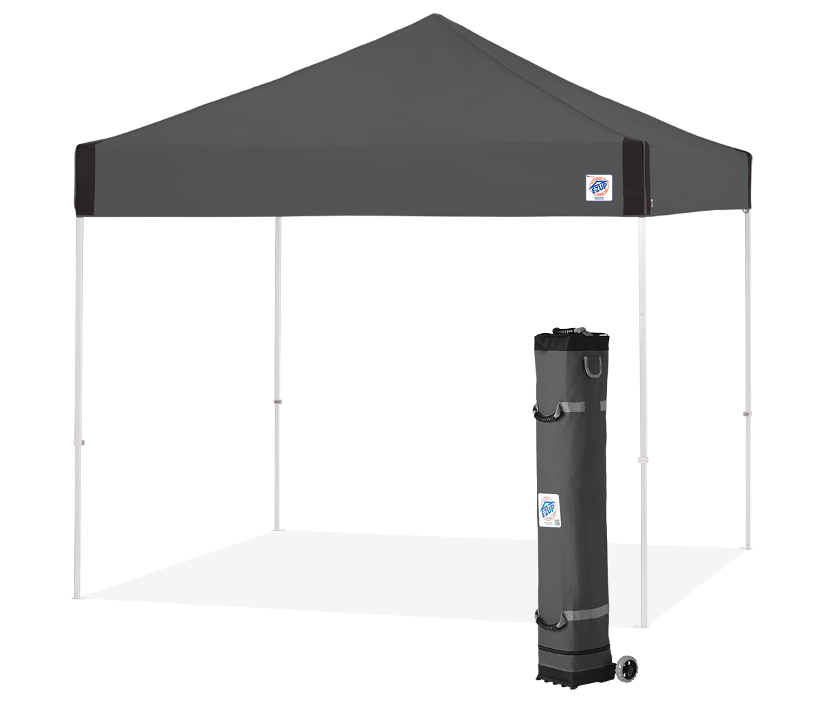 E-Z UP Grey Frame Pyramid™ 10' x 10' Canopy