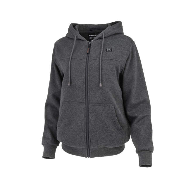 Radians RHG-H301 Heated Women's Hoodie HEATHER GRAY COLOR