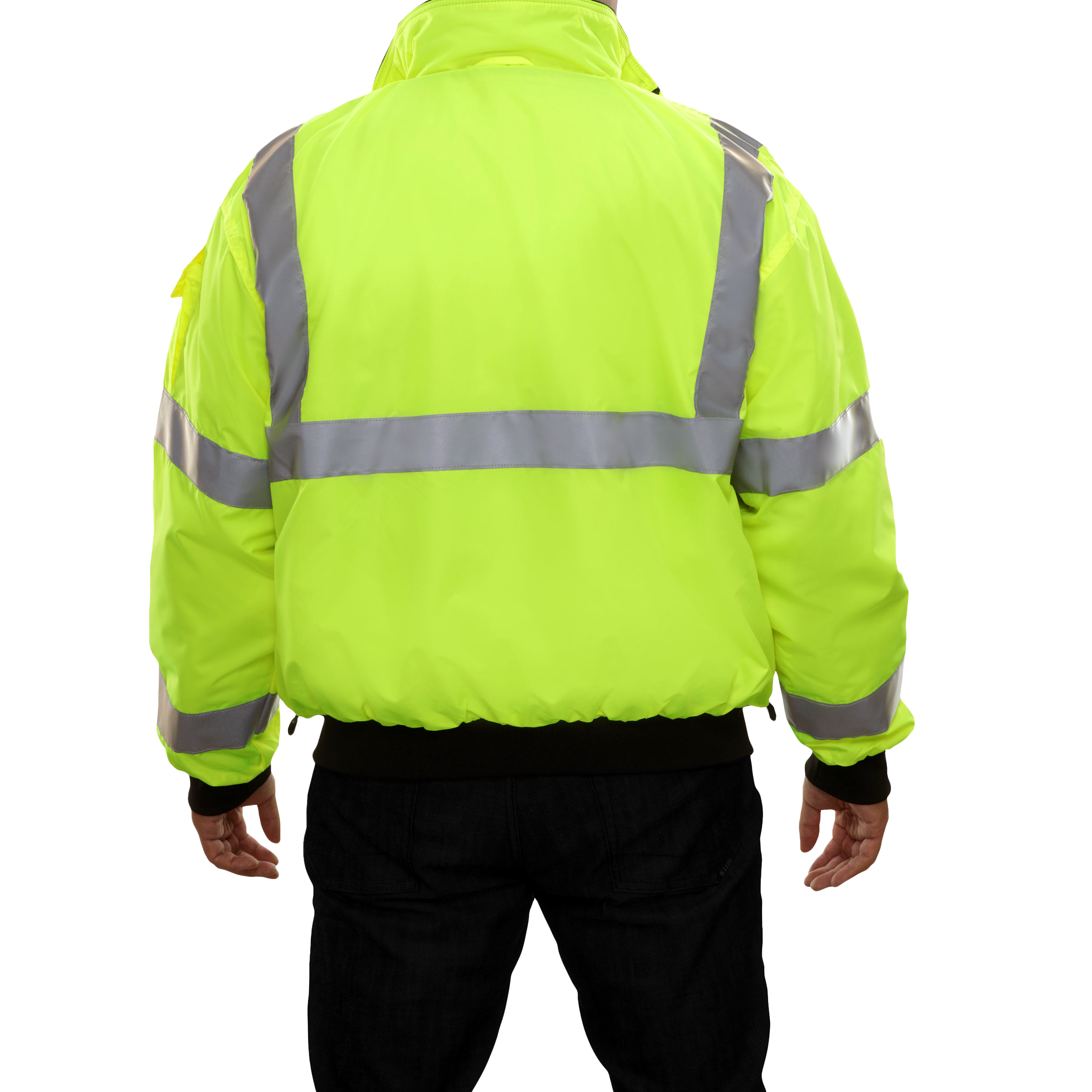 High-Visibility, Reflective, Waterproof, Insulated Safety Jacket