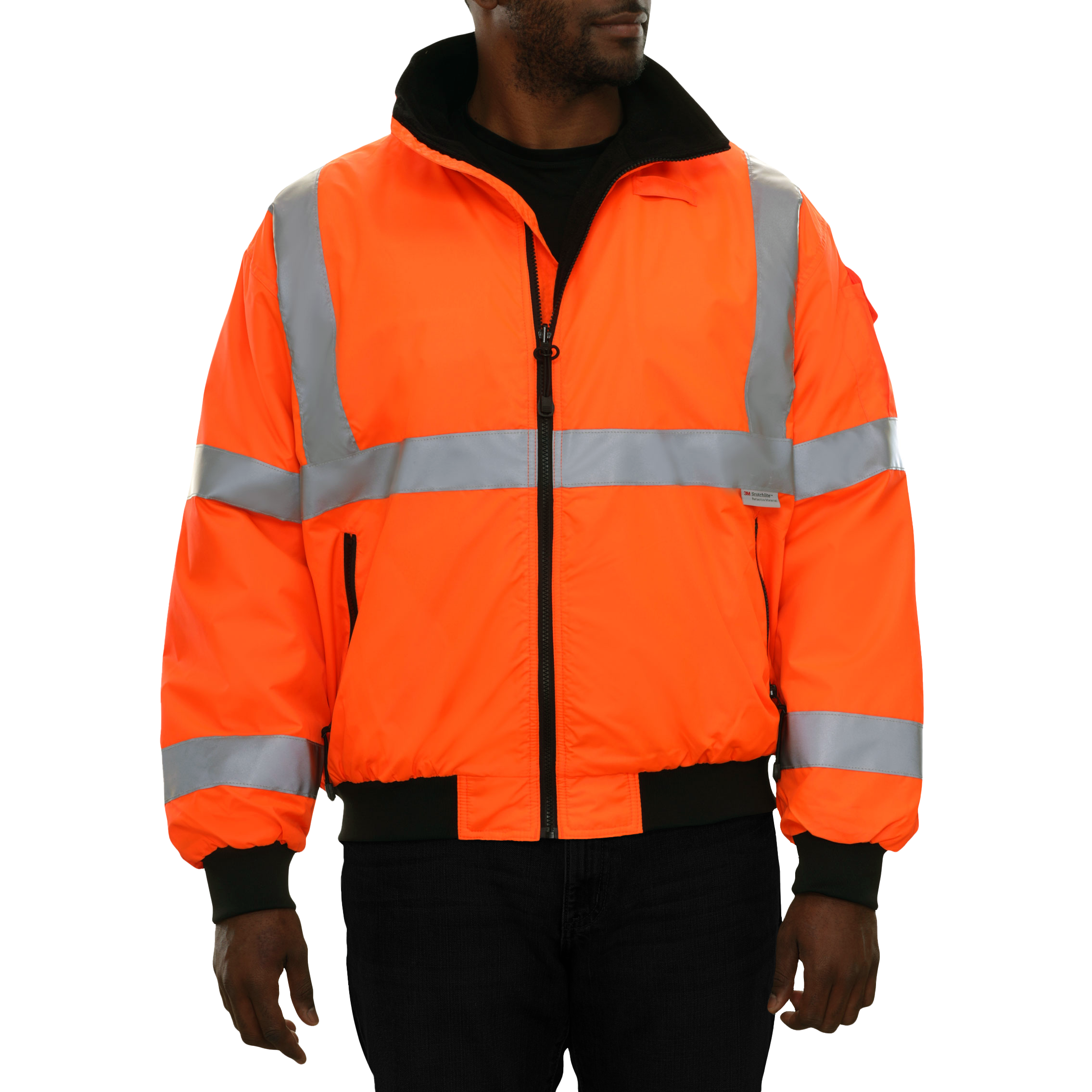 Safety Jacket Orange Hi Vis 3-Season Water Resistant-eSafety Supplies, Inc