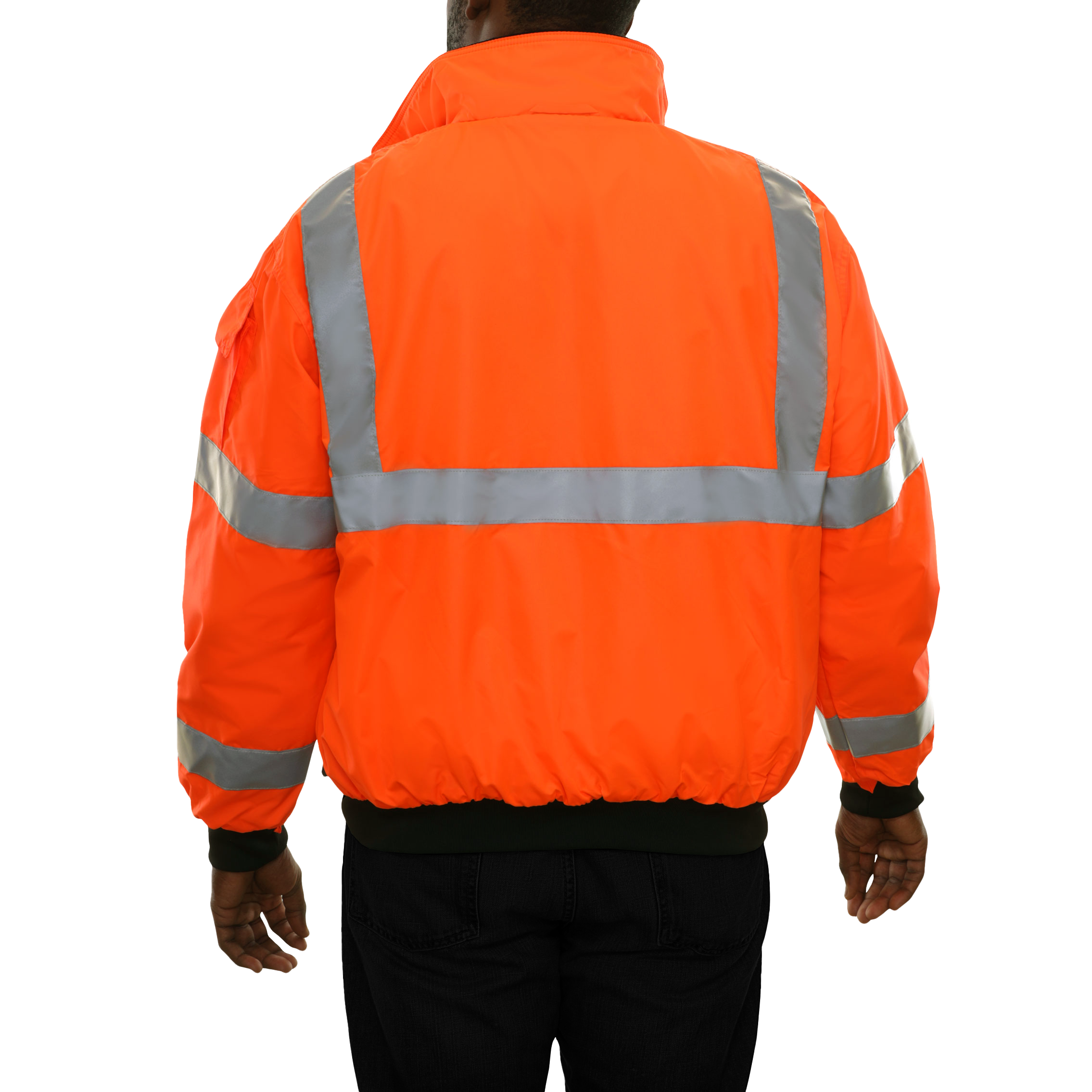 Safety Jacket Orange Hi Vis 3-Season Water Resistant-eSafety Supplies, Inc