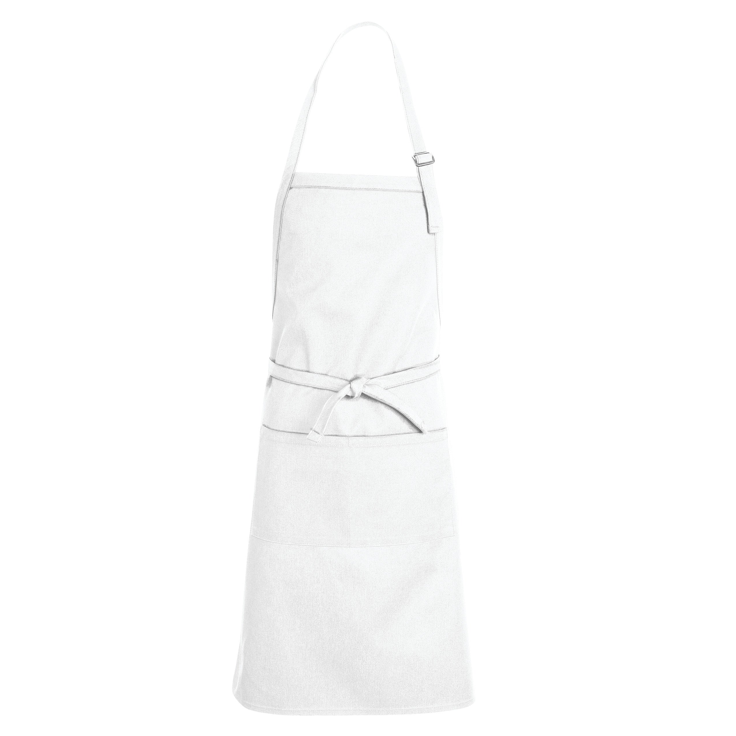 Premium Bib Apron TT30 - White-eSafety Supplies, Inc