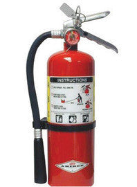 AmerexÂ® 6 Pound Stored Pressure ABC Dry Chemical 3A:40B:C Multi-Purpose Fire Extinguisher For Class A, B And C Fires With Anodized Aluminum Valve, Wall Bracket, Hose And Nozzle-eSafety Supplies, Inc