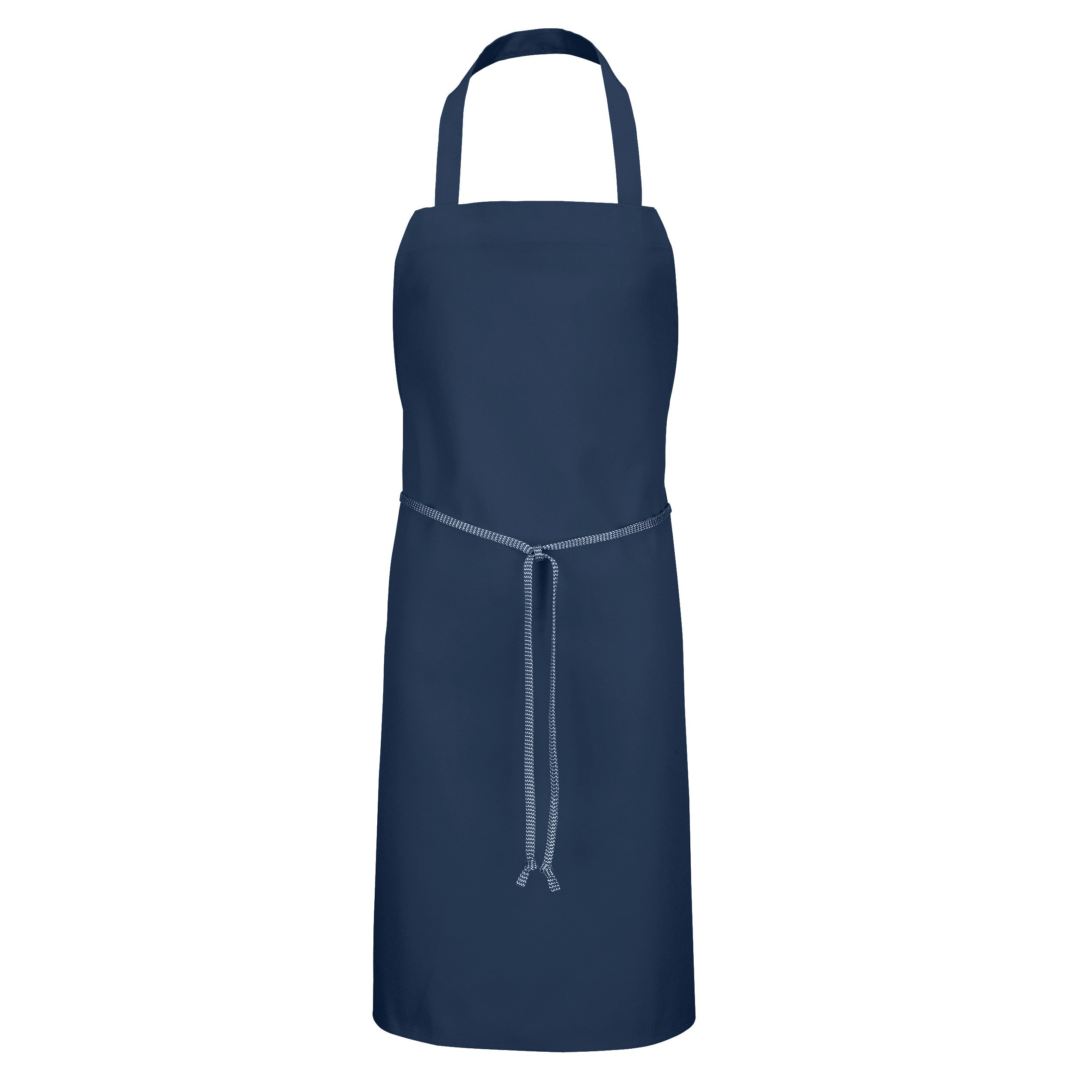 Poly-Cotton Standard Bib Apron 1430 - Navy-eSafety Supplies, Inc