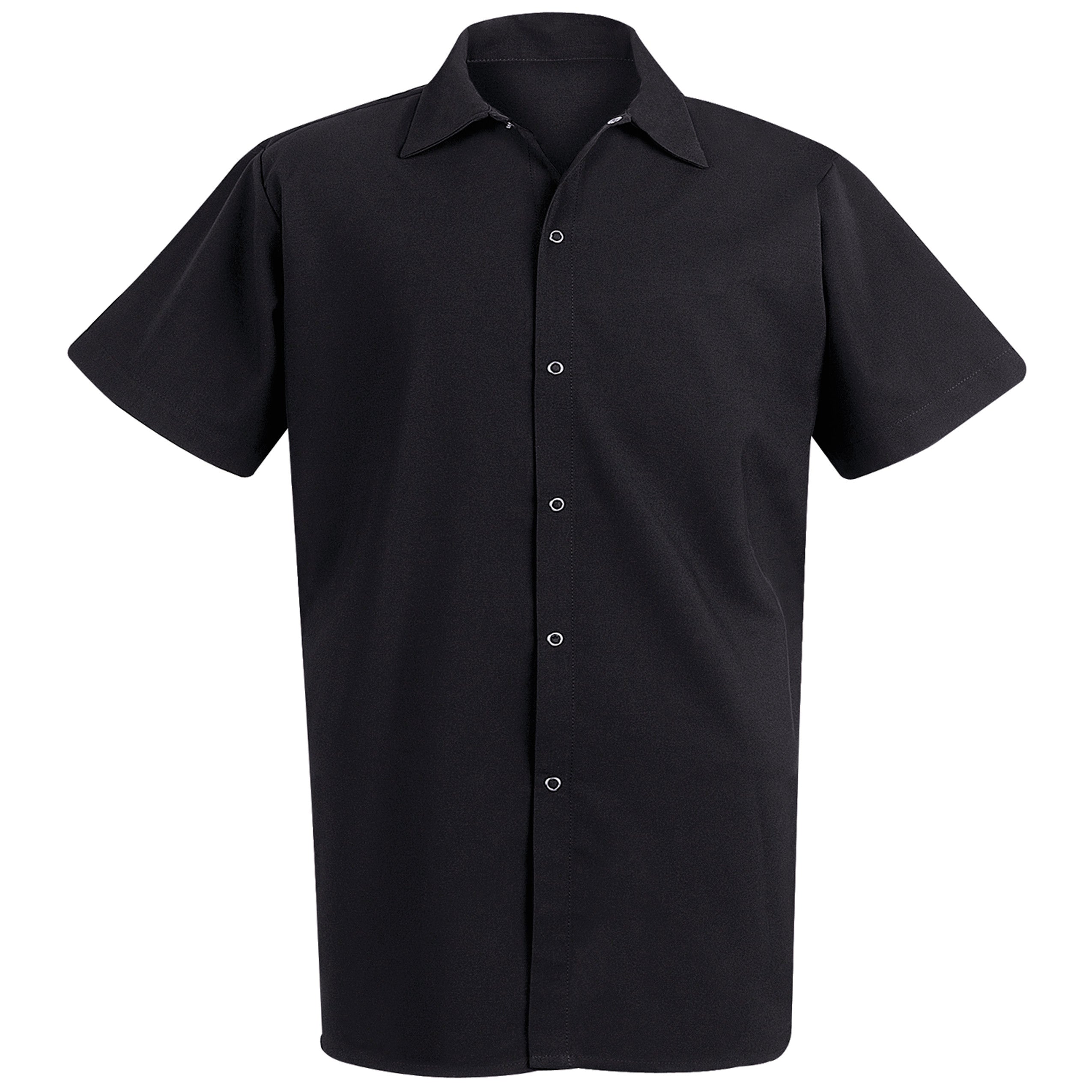 Spun Poly Long Cook Shirt 5035 - Black-eSafety Supplies, Inc