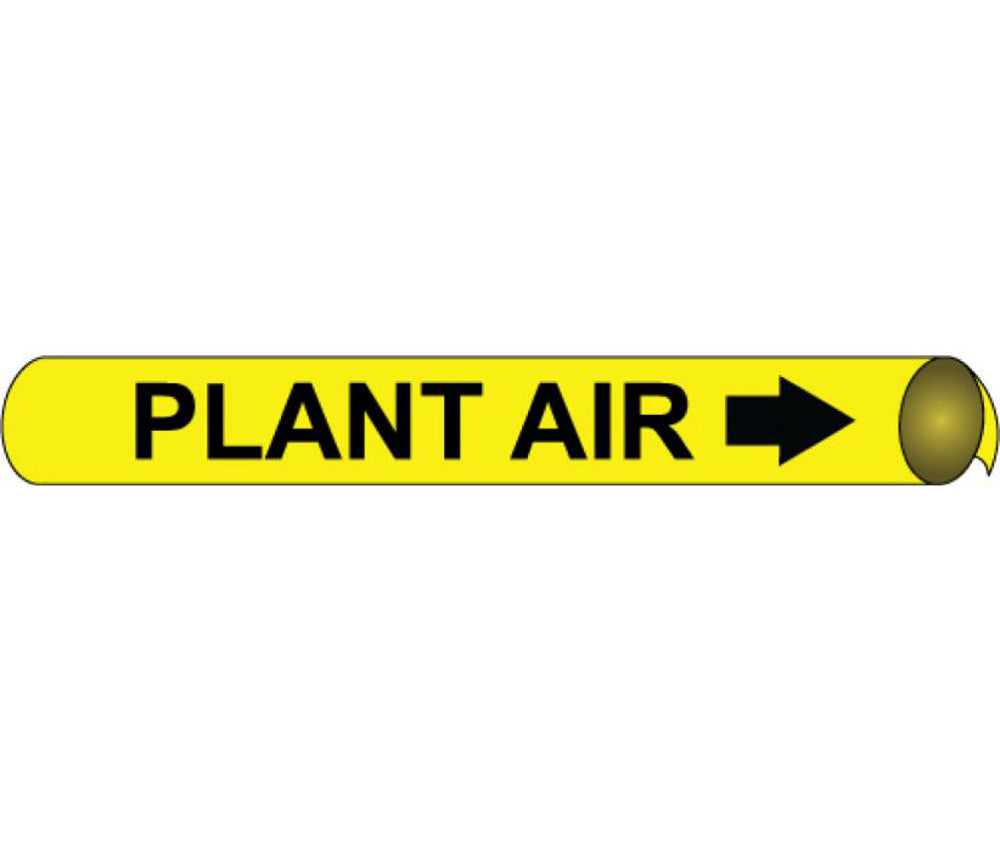 Plant Air Precoiled/Strap-On Pipe Marker-eSafety Supplies, Inc