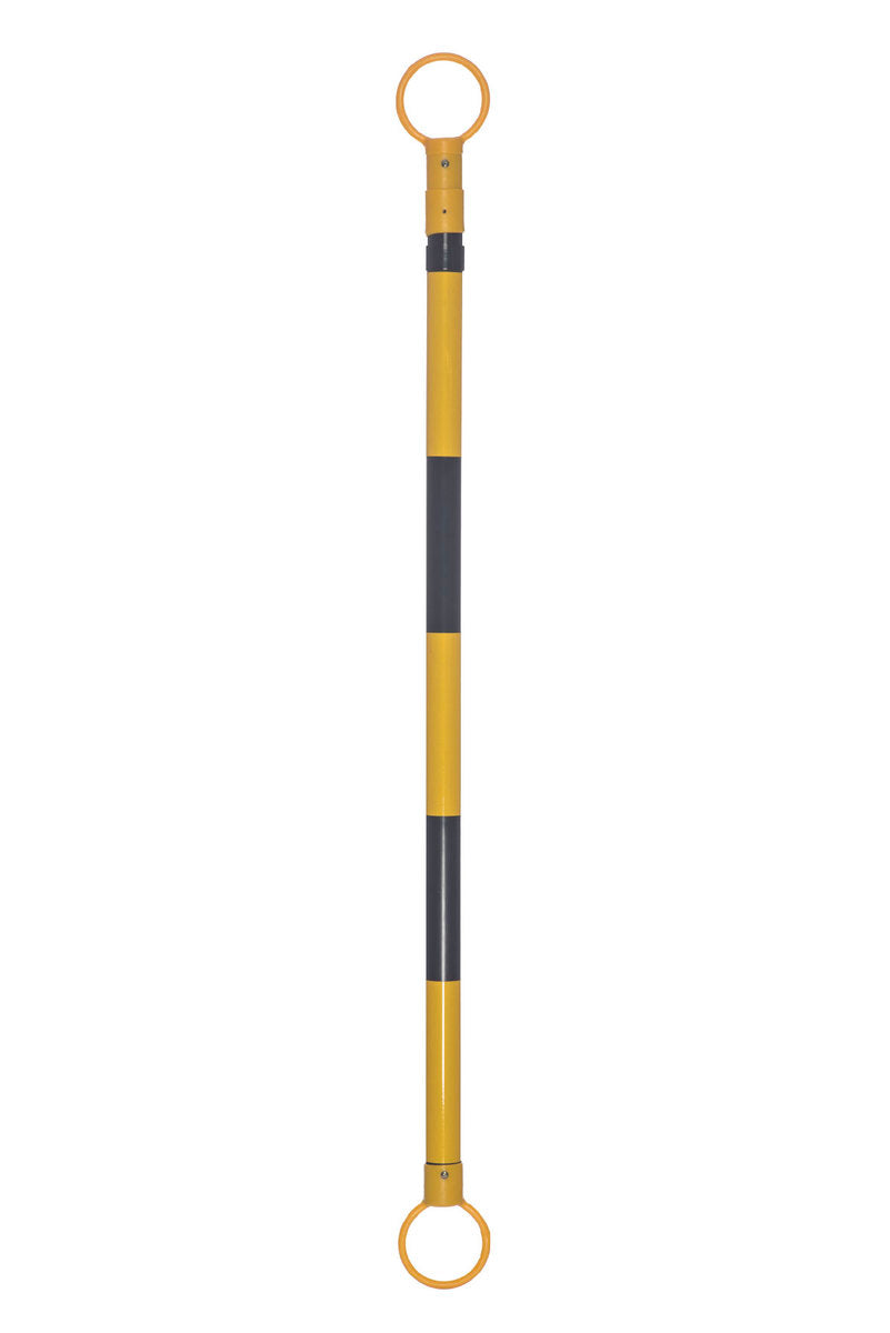 JBC™ 3 1/2' - 6' Black And Yellow ABS Plastic Cone Bar-eSafety Supplies, Inc