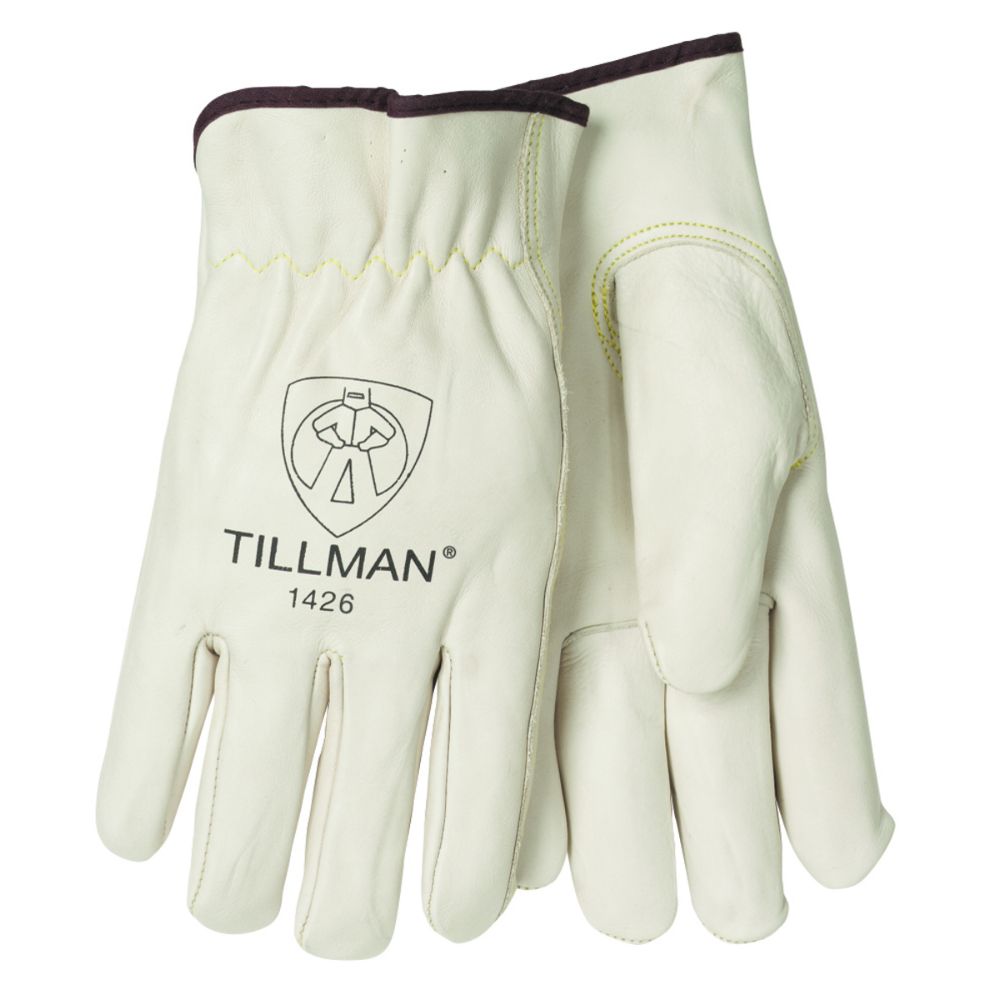 Tillman Pearl Standard Top Grain Cowhide Leather Unlined Drivers Gloves-eSafety Supplies, Inc