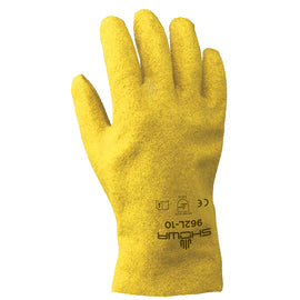 SHOWA™ Heavy Duty PVC Full Hand Coated Work Gloves With Cotton Liner And Slip-On Cuff