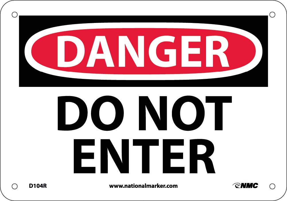 Danger Do Not Enter Sign-eSafety Supplies, Inc