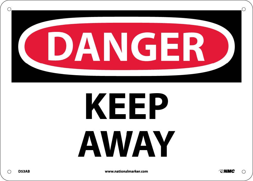 Danger Keep Away Sign-eSafety Supplies, Inc