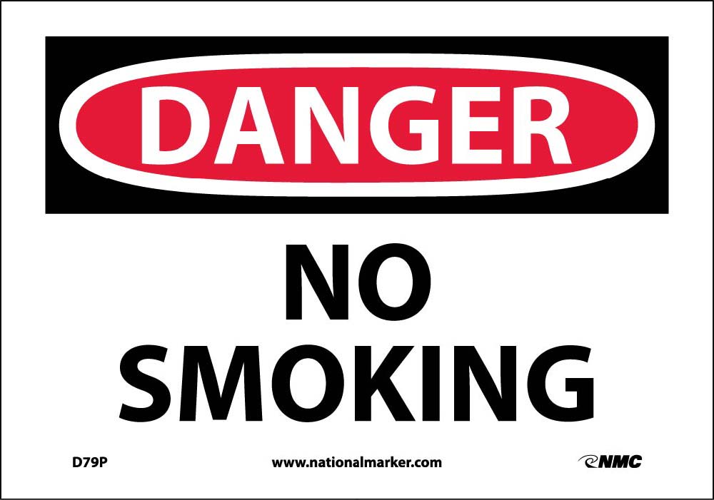 Danger No Smoking Sign-eSafety Supplies, Inc