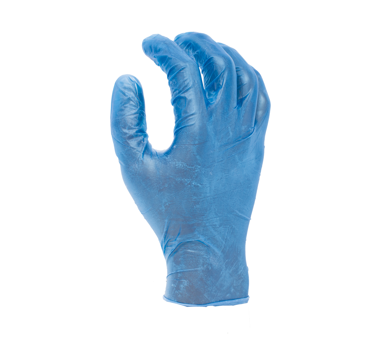 5 mil Blue Vinyl disposable gloves, 9 1/2" length, lightly powdered, Industrial Grade-eSafety Supplies, Inc