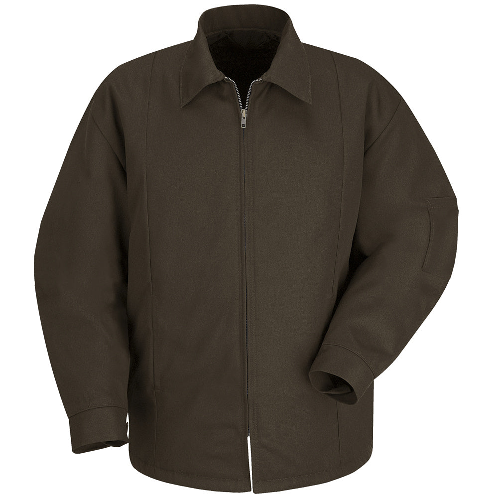 Red Kap Perma-Lined Panel Jacket JT50 - Brown-eSafety Supplies, Inc