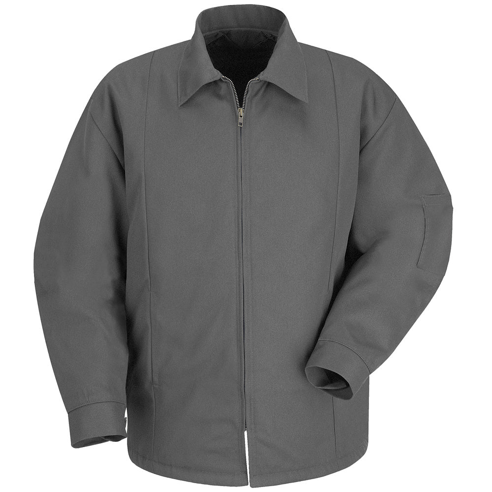 Red Kap Perma-Lined Panel Jacket JT50 - Charcoal-eSafety Supplies, Inc