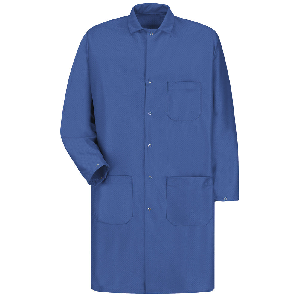 Red Kap ESD/Anti-Stat Tech Coat KK28 - Electronic Blue-eSafety Supplies, Inc