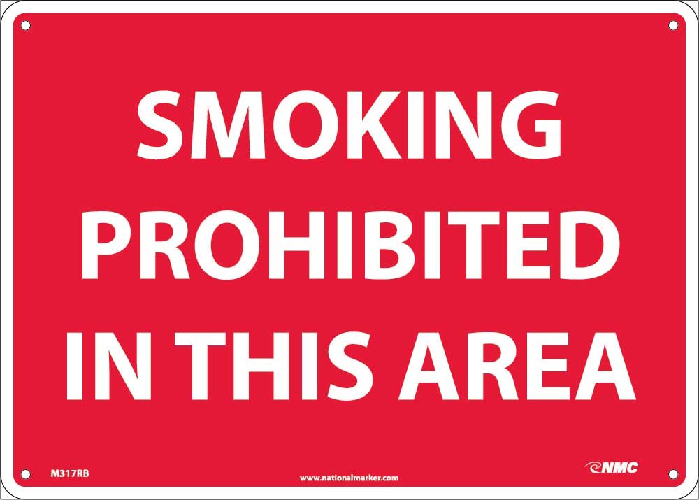 Smoking Prohibited In This Area Sign-eSafety Supplies, Inc