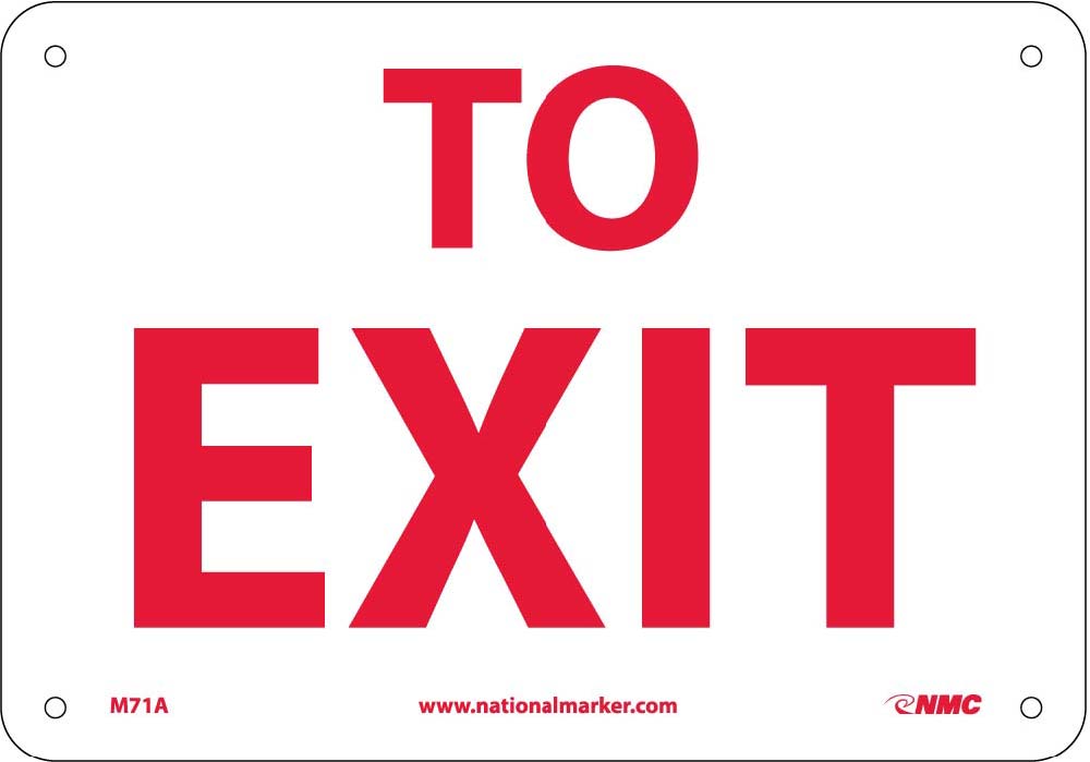 To Exit Sign-eSafety Supplies, Inc