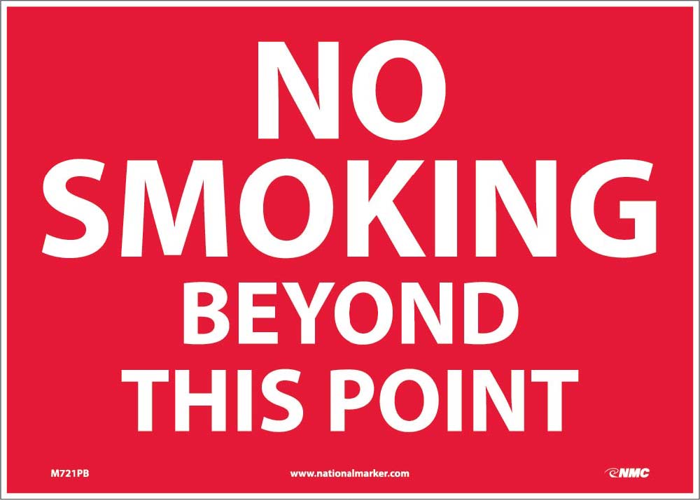 No Smoking Beyond This Point Sign-eSafety Supplies, Inc