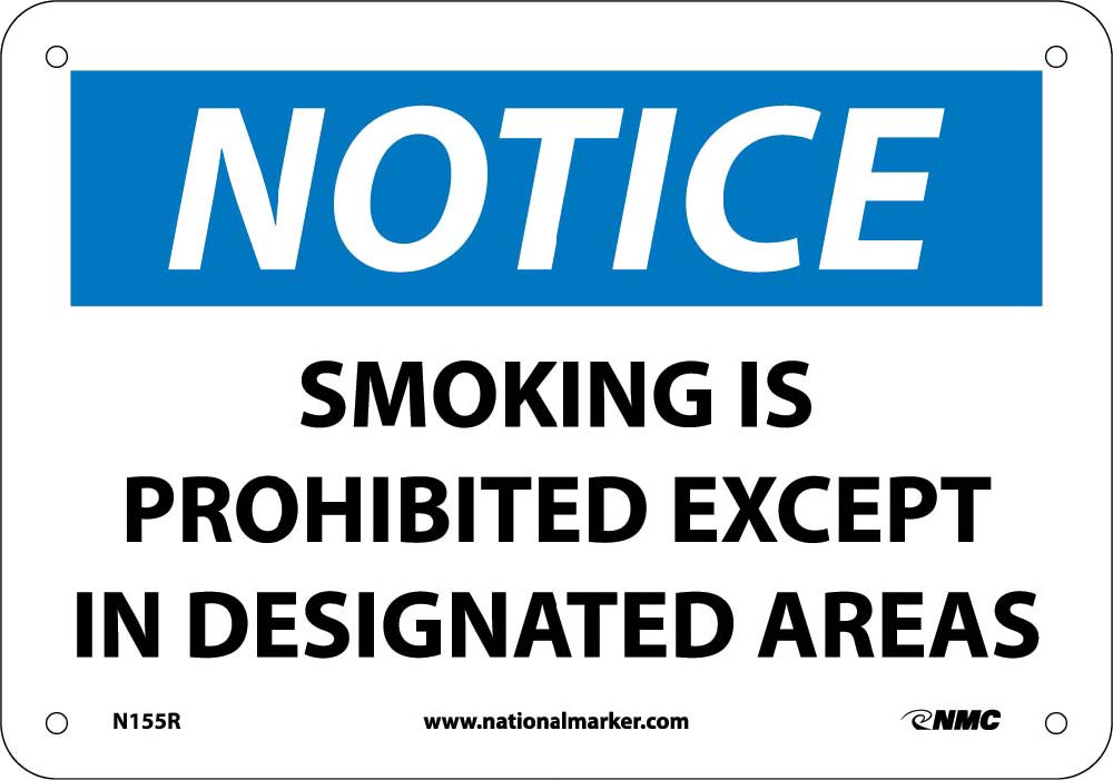 Notice Smoking Is Prohibited Sign-eSafety Supplies, Inc