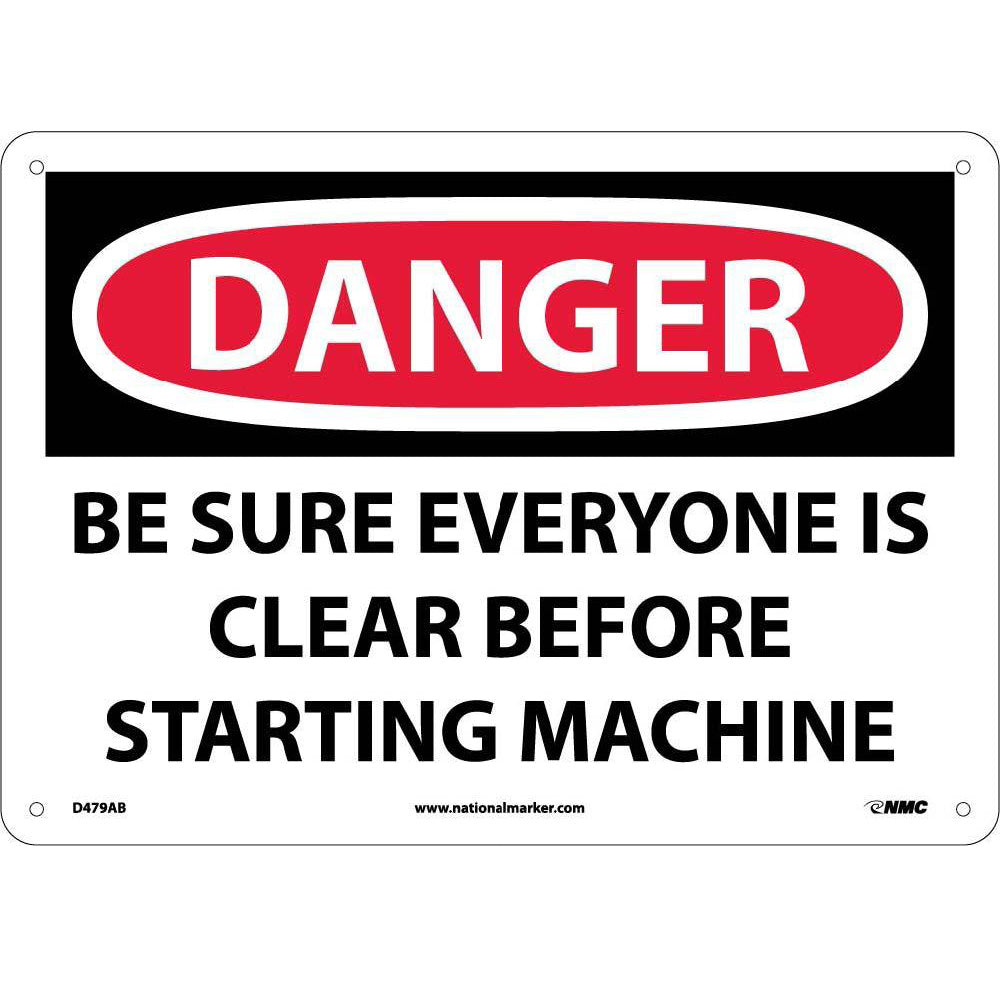 Danger Machine Safety Sign-eSafety Supplies, Inc