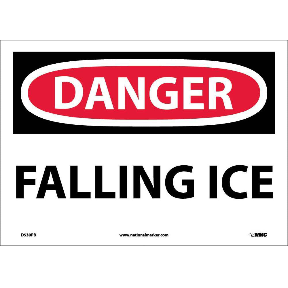 Danger Falling Ice Sign-eSafety Supplies, Inc