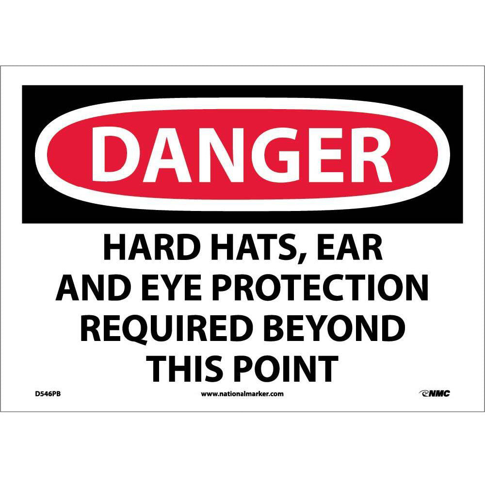 Danger Multi Protection Required Sign-eSafety Supplies, Inc