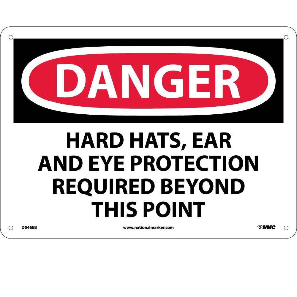 Danger Multi Protection Required Sign-eSafety Supplies, Inc