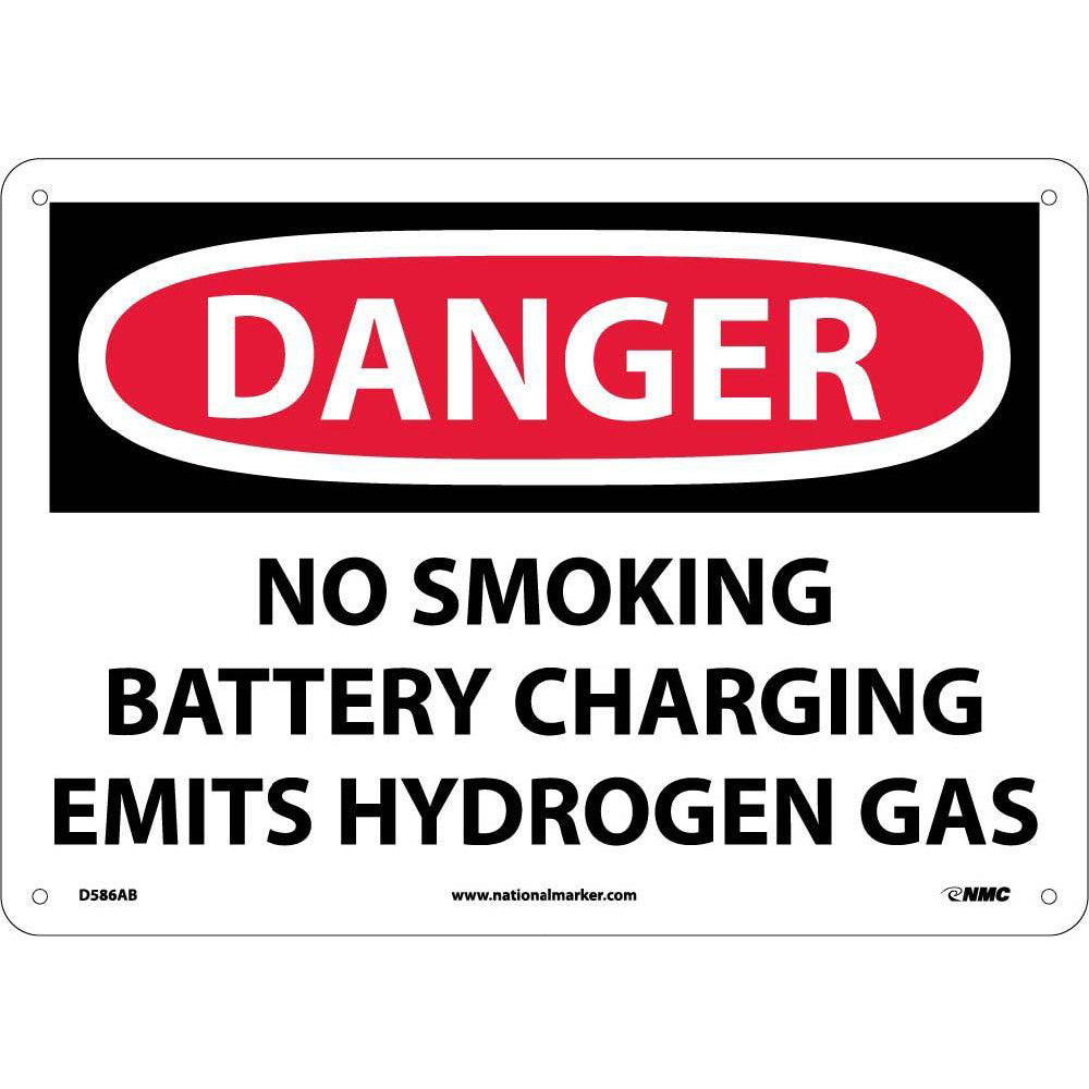 Danger No Smoking Battery Charging Sign-eSafety Supplies, Inc