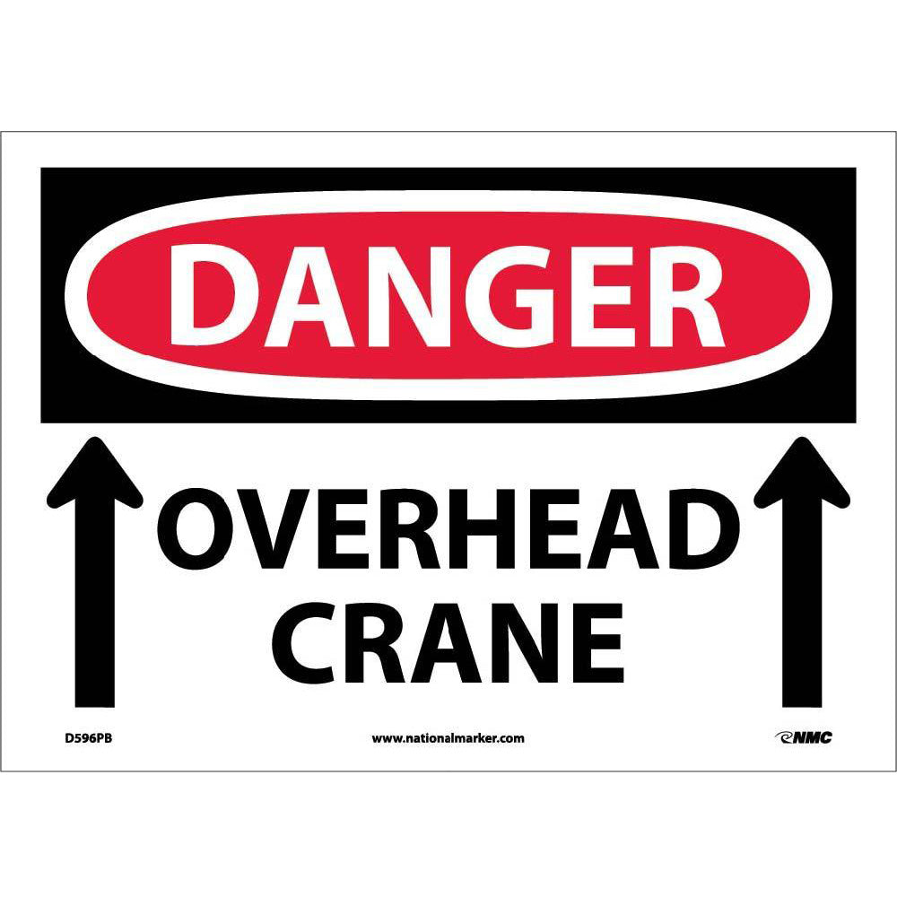 Danger Overhead Crane Sign-eSafety Supplies, Inc