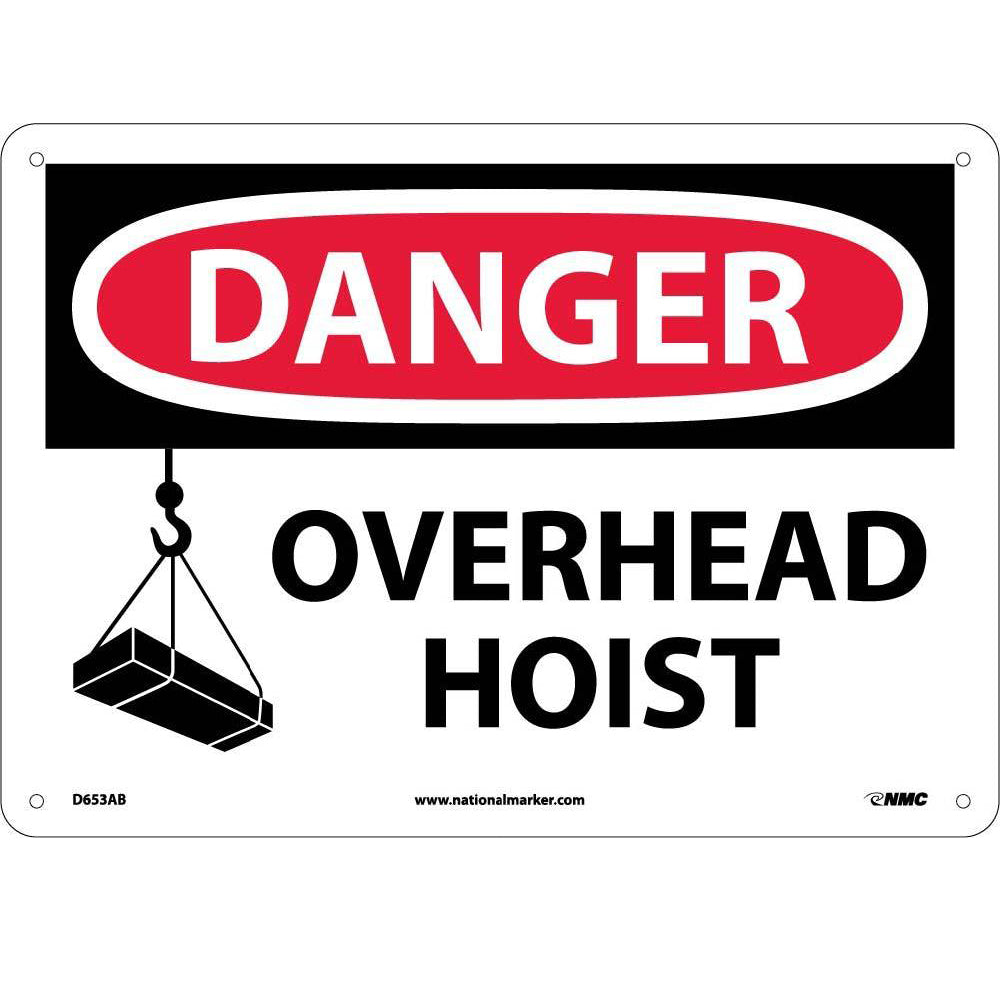 Danger Overhead Hoist Sign-eSafety Supplies, Inc