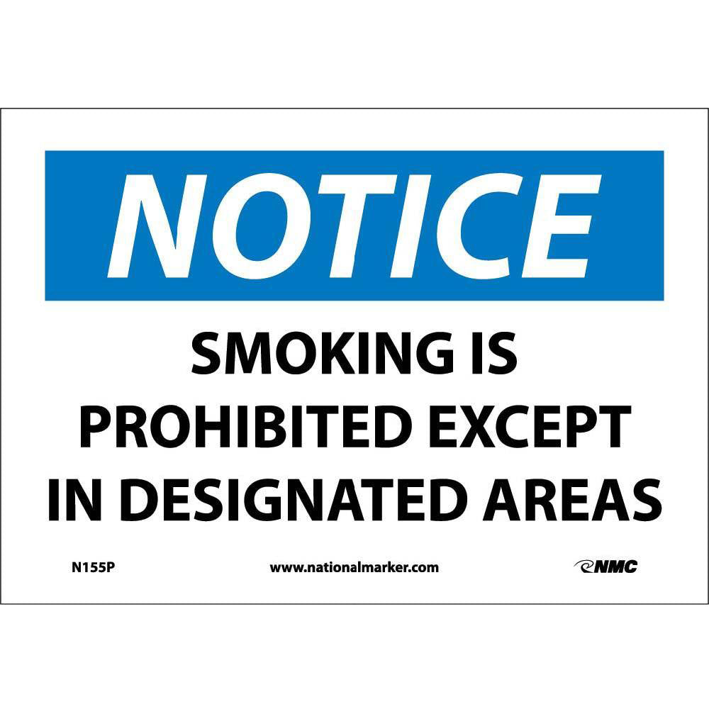 Notice Smoking Is Prohibited Sign-eSafety Supplies, Inc