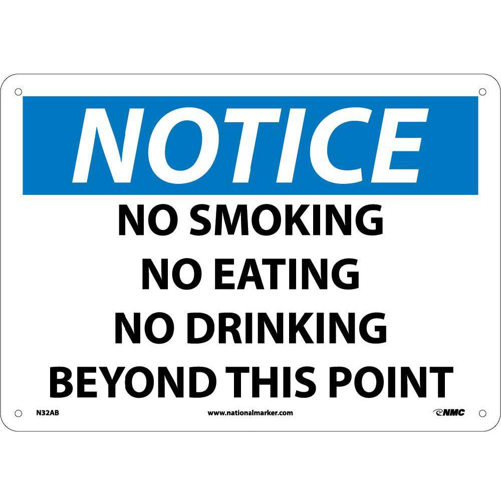 Notice No Smoking Beyond This Point Sign-eSafety Supplies, Inc