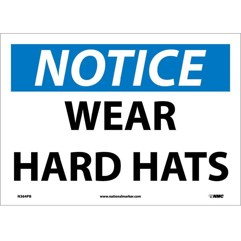 Wear Hard Hats Sign-eSafety Supplies, Inc