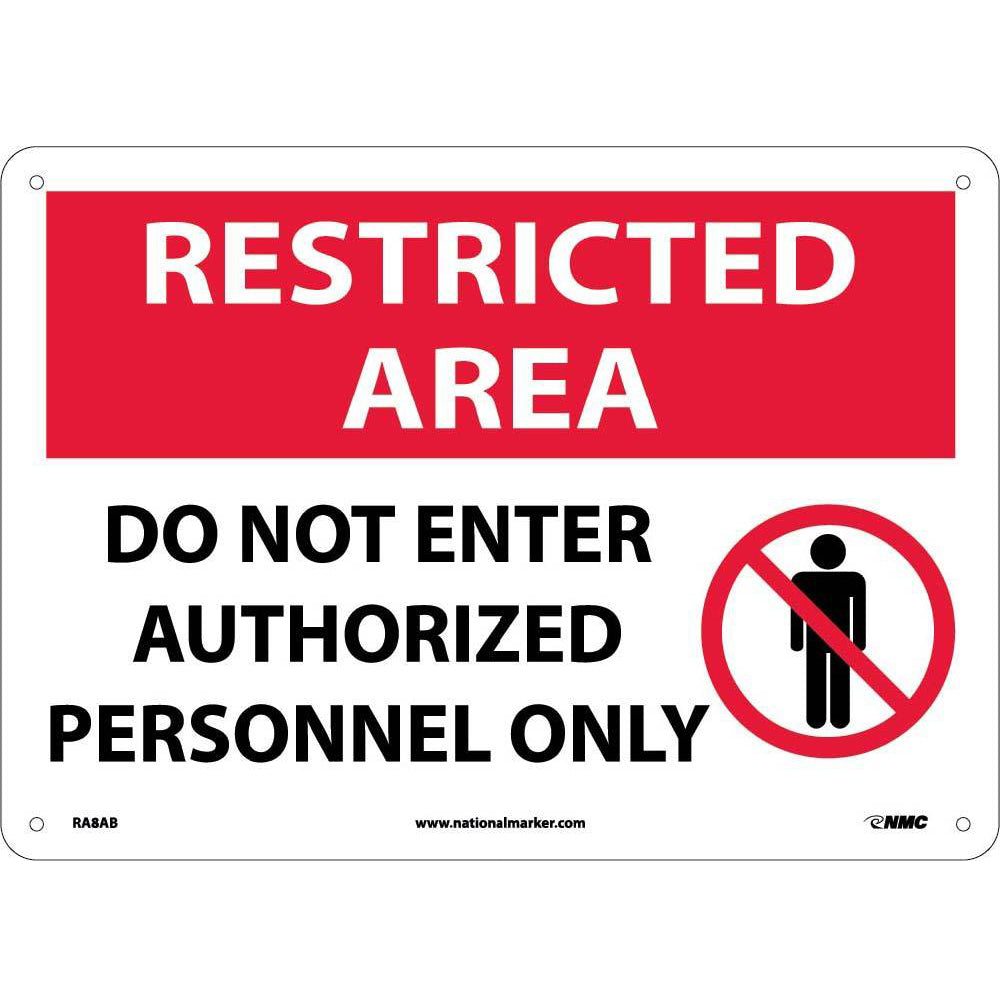 Restricted Area Do Not Enter Sign-eSafety Supplies, Inc