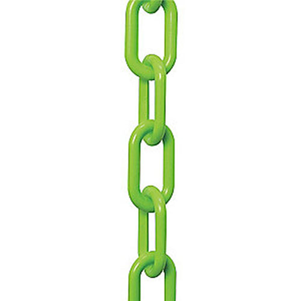 2" X 100' Green Plastic Chain - Box-eSafety Supplies, Inc