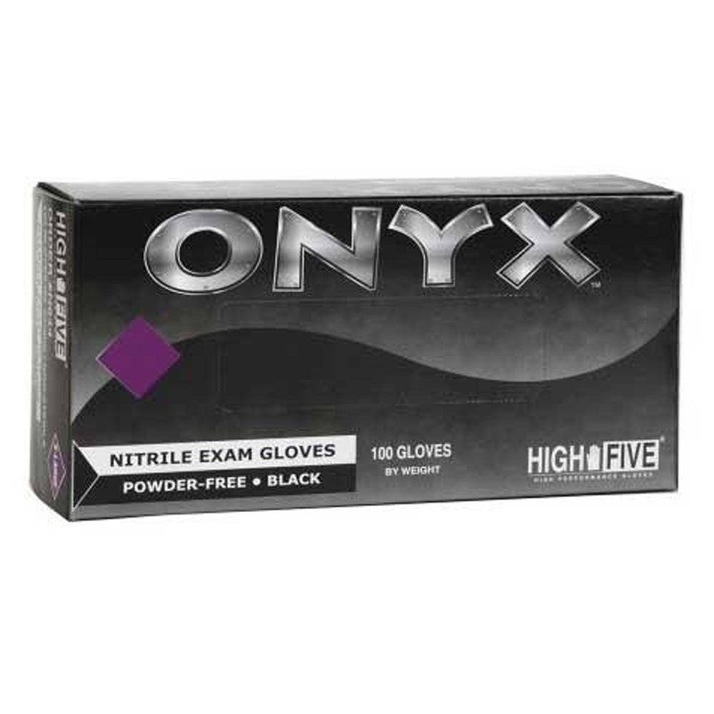 High Five Onyx Nitrile Exam Gloves - Case Size X-large-eSafety Supplies, Inc