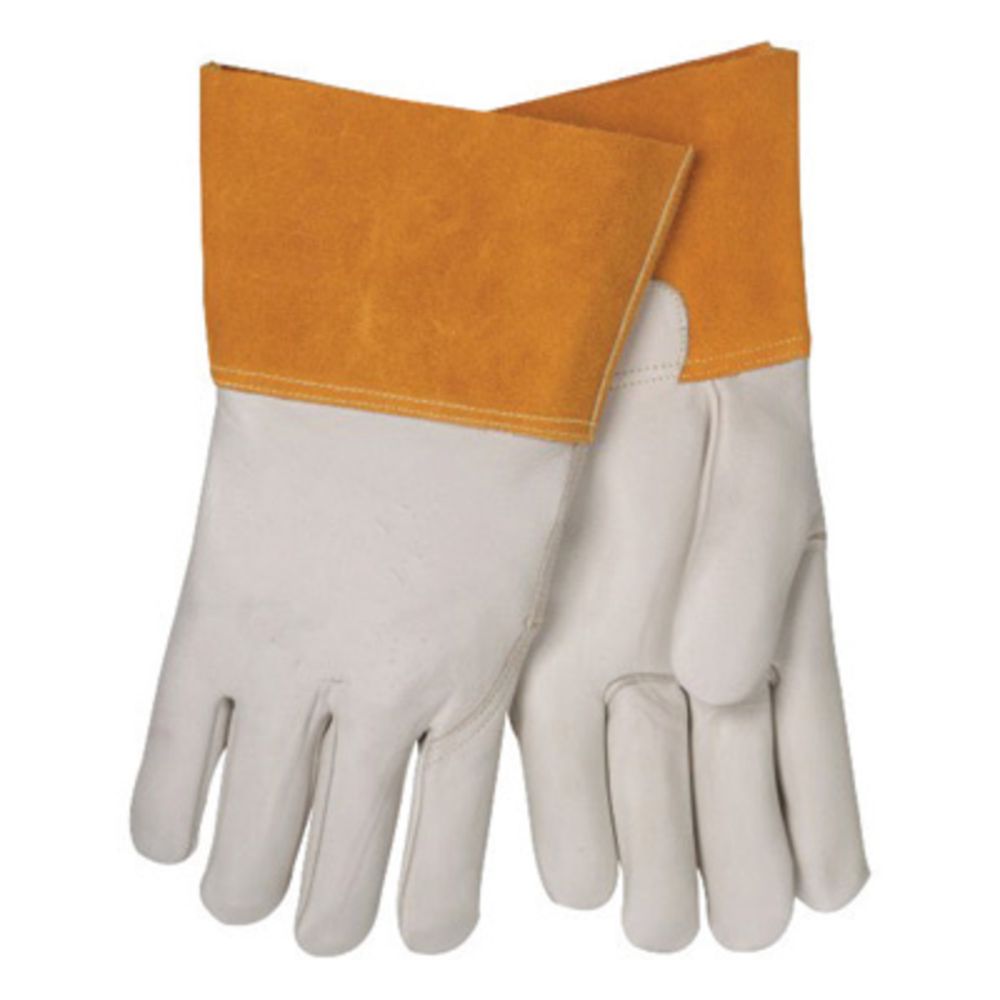 Tillman 12" C Grade Top Grain Cowhide Unlined TIG Welders Gloves With And Kevlar Thread (Carded)-eSafety Supplies, Inc