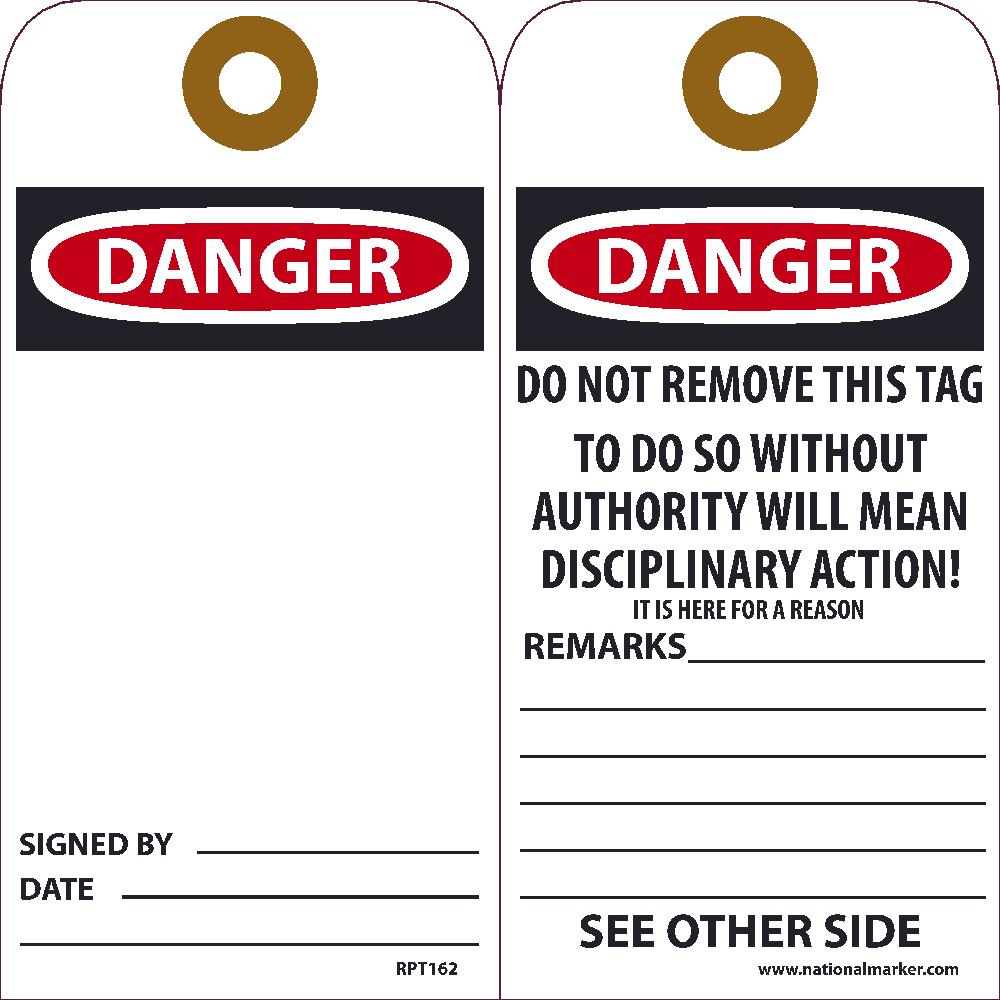 Danger Blank Tag - Pack of 25-eSafety Supplies, Inc